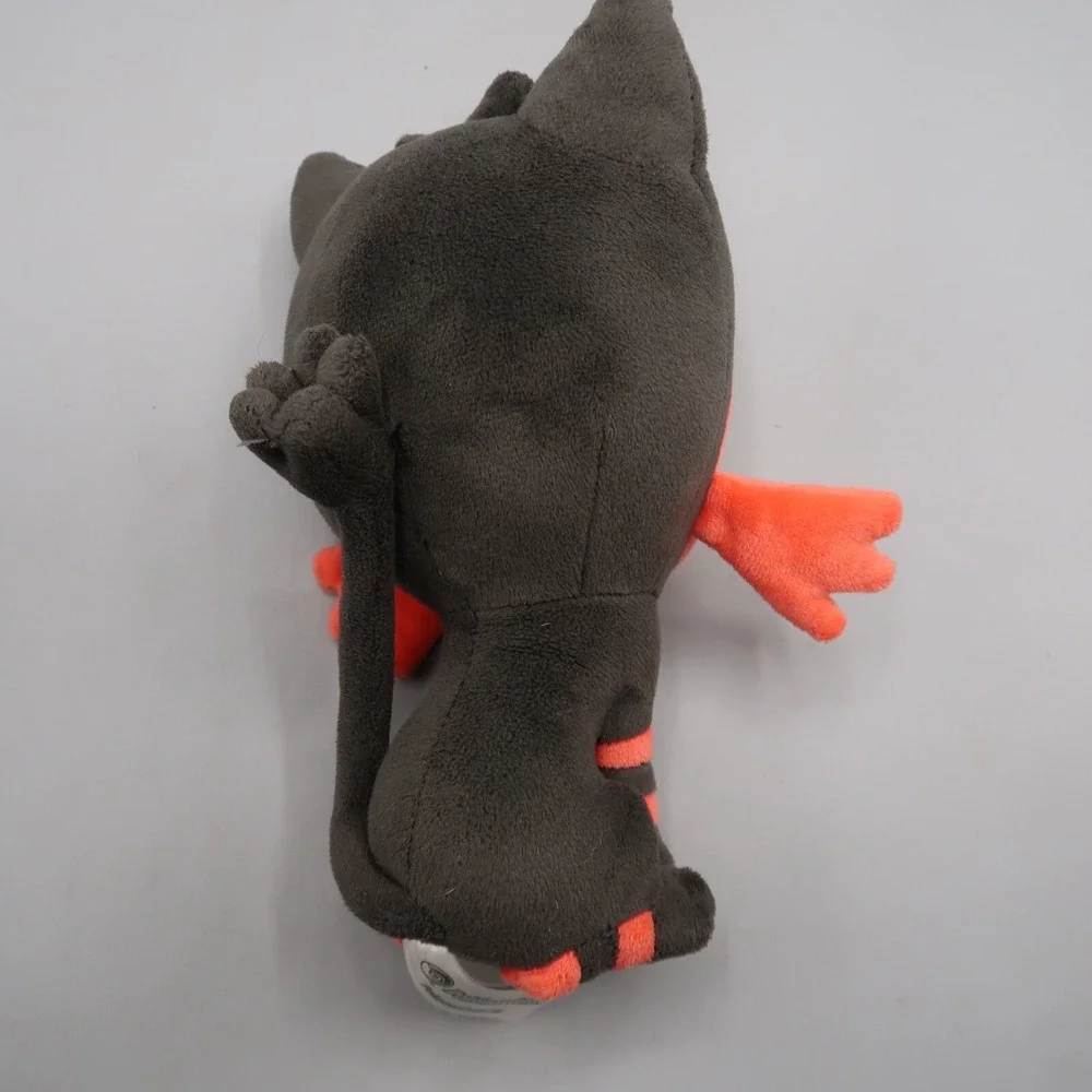 Pokemon Center Litten Kitten Plush Stuffed Animal Sitting 8 in tall 2016 Toy Cat
